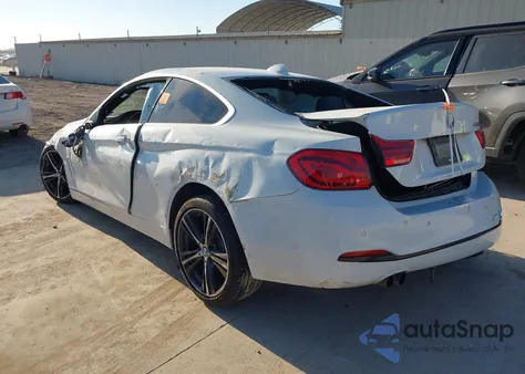 2018 BMW 430I z USA, uszkodzony, nr VIN WBA4W3C51JAE99475